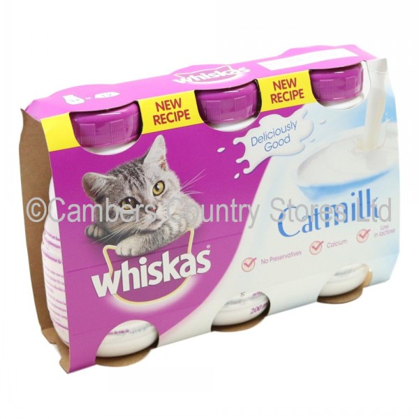 Whiskas Cat Milk 200ml 3 Pack Cambers Country Store